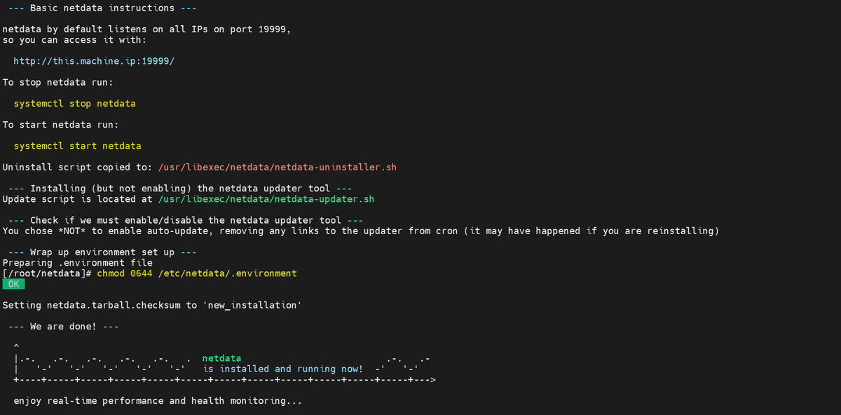 Monitor Performance Of CentOS Server Using Netdata