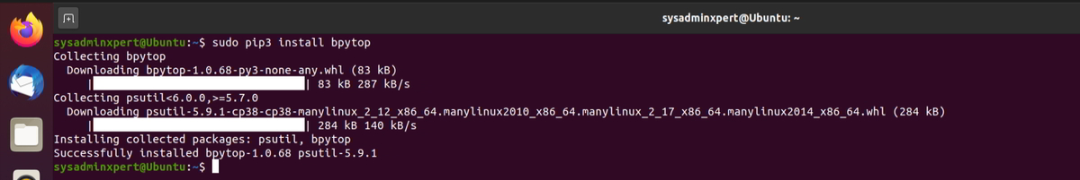How to Install BpyTop Resource Monitoring Tool in Linux