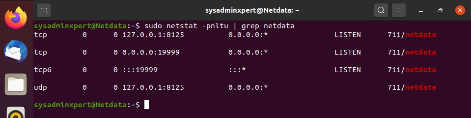 how to monitor Ubuntu performance using Netdata