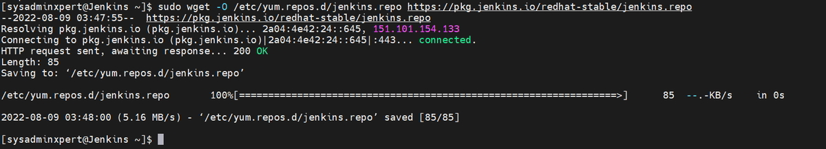 install Jenkins on Rocky Linux 8 or CentOS 8