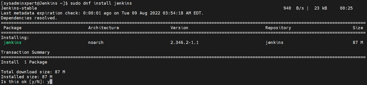 install Jenkins on Rocky Linux 8 or CentOS 8