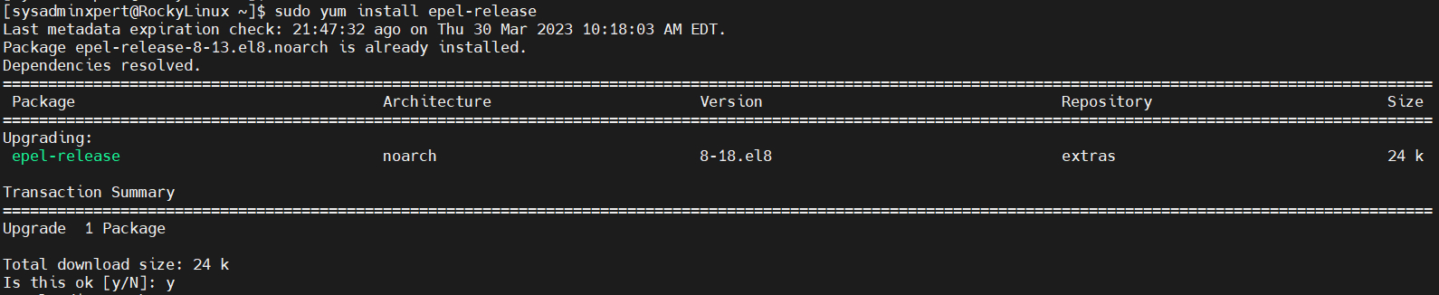 How to Install EPEL Repository on RHEL or Rocky or AlmaLinux
