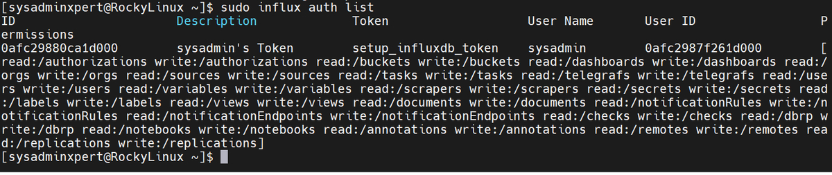 Install InfluxDB and Telegraf on Rocky Linux 8 or AlmaLinux 8