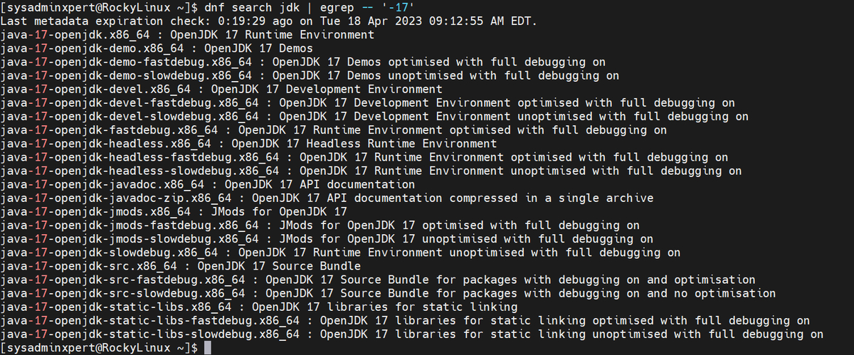How to Upgrade Java 16 To Java 17 on Rocky Linux 8 or AlmaLinux 8